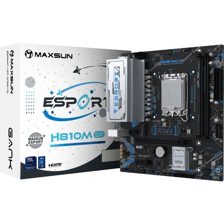 MAXSUN MAXSUN MS-eSport-H810M GANK WIFI moederbord