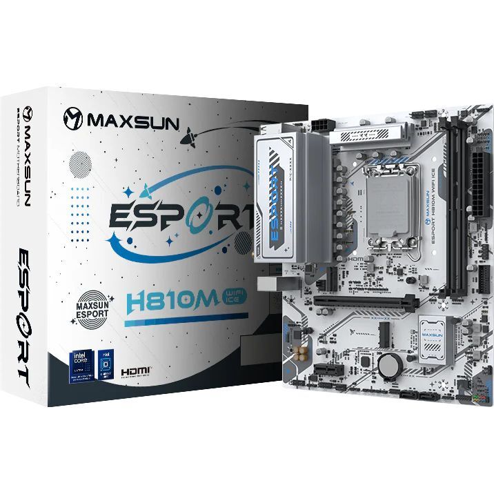 MAXSUN MAXSUN MS-eSport H810M WIFI ICE moederbord