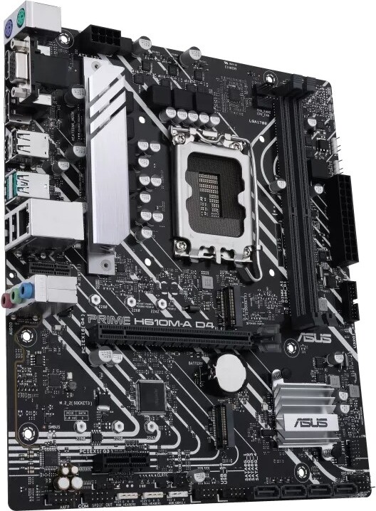 Moederbord asus h610m a d4 csm 1700 3 orig - ASUS PRIME H610M-A D4-CSM Moederbord