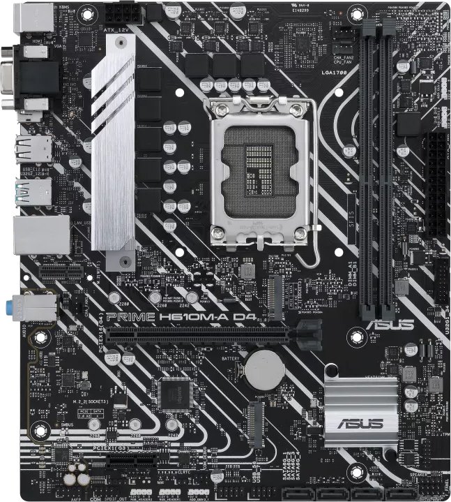 Moederbord Moederbord Asus H610M-A D4-Csm 1700