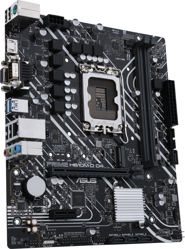 Moederbord asus prime h610m d d4 2 orig - ASUS PRIME H610M-D D4 Moederbord