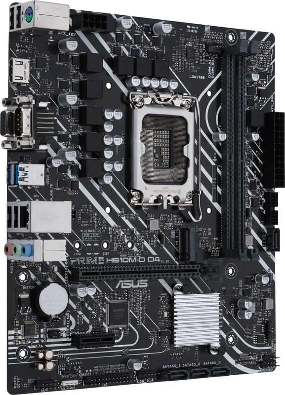 Moederbord asus prime h610m d d4 3 orig - ASUS PRIME H610M-D D4 Moederbord