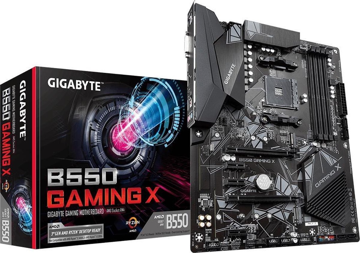 Moederbord Gigabyte B550 Gaming X Atx Am4