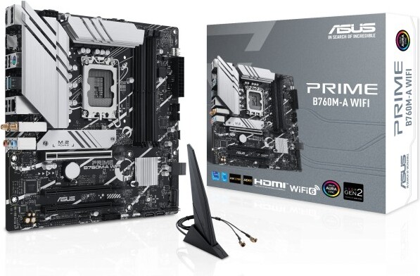 Motherboard asus 90mb1el0 m0eay0 intel int 4 orig - ASUS PRIME B760M-A WIFI Moederbord
