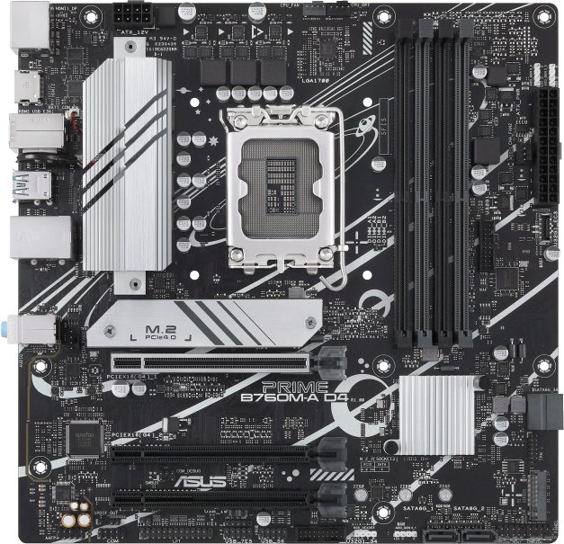 Motherboard asus prime b760m a csm ddr4 - ASUS PRIME B760M-A D4-CSM Moederbord