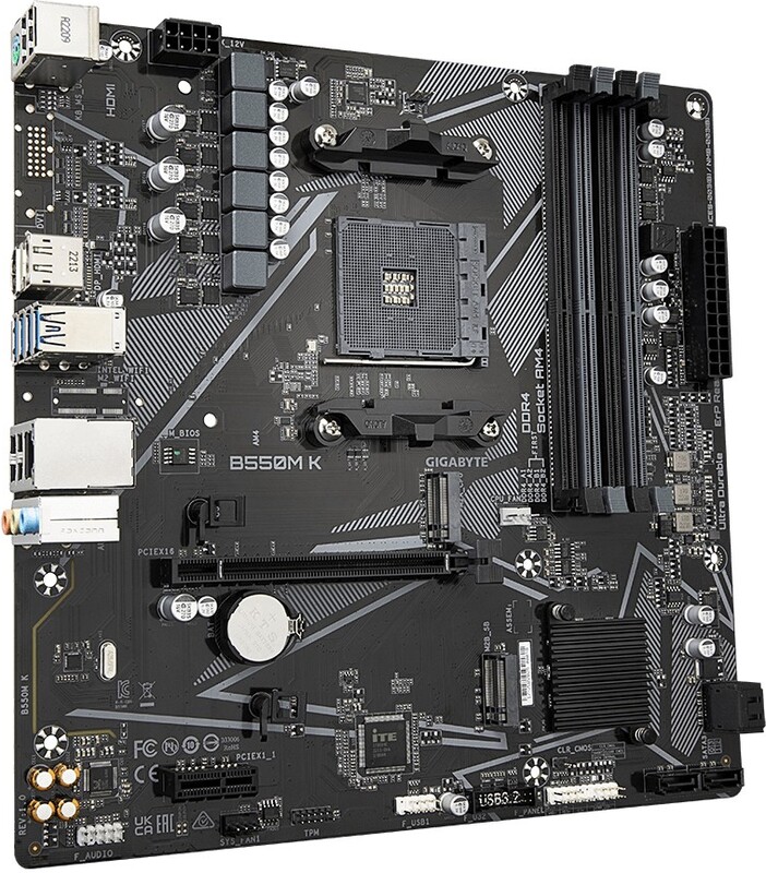 Motherboard gigabyte b550m k 1 0 amd 2 orig - Gigabyte B550M K Moederbord