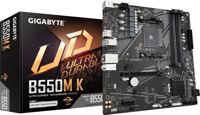 Motherboard gigabyte b550m k 1 0 amd 5 orig - Gigabyte B550M K Moederbord