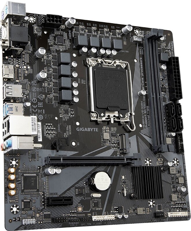 Motherboard gigabyte h610m h v2 ddr4 rev 2 orig - Gigabyte H610M H V2 DDR4 Moederbord