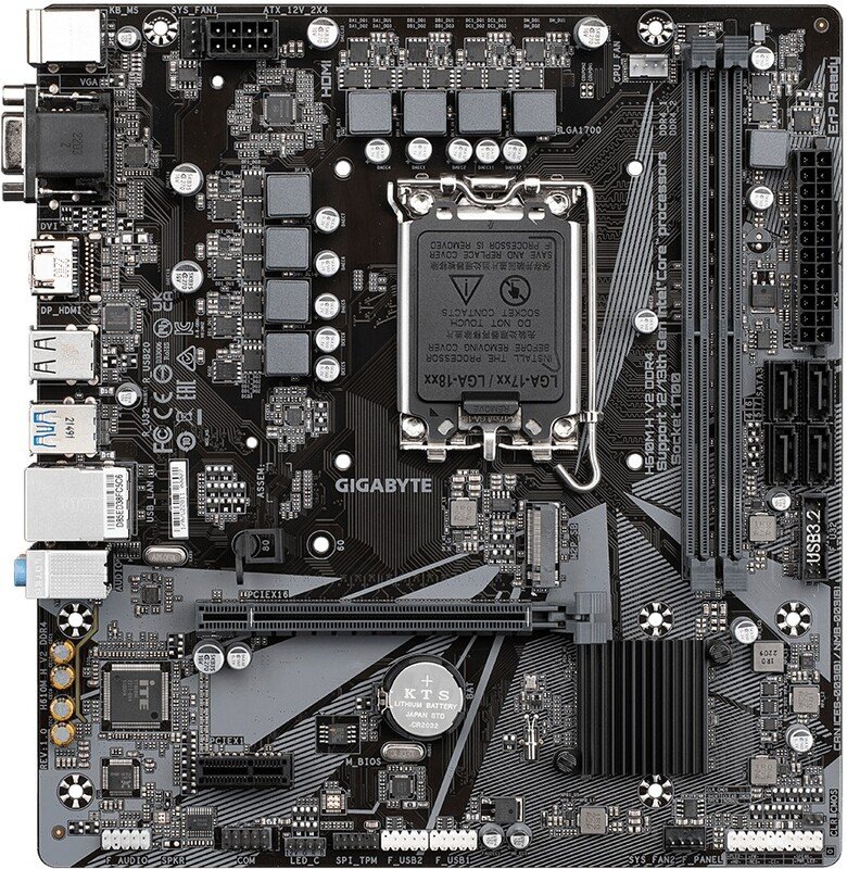 Motherboard gigabyte h610m h v2 ddr4 rev - Gigabyte H610M H V2 DDR4 Moederbord