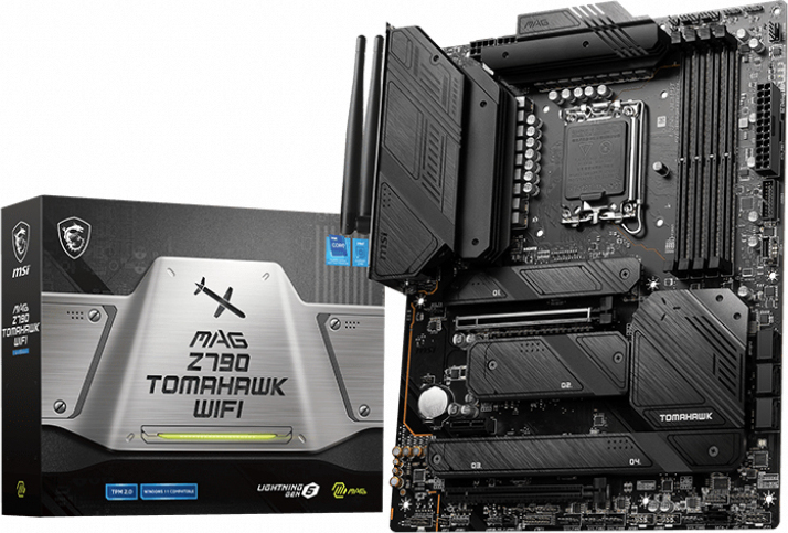 Motherboard msi mag z790 tomahawk wifi int 5 orig - MSI MAG Z790 TOMAHAWK WIFI Moederbord