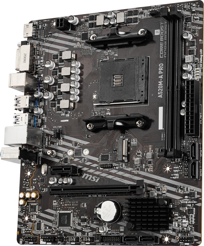 Msi a520m a pro moederbord 3 orig - MSI A520M-A PRO Moederbord