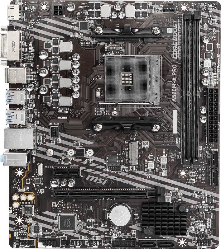 MSI MSI A520M-A PRO moederbord
