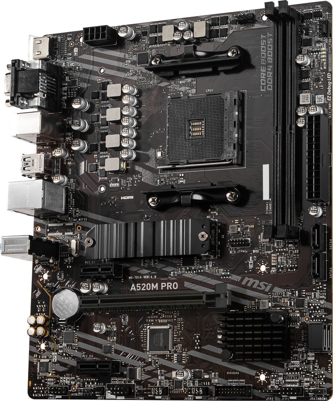Msi a520m pro moederbord 3 orig - MSI A520M PRO Moederbord