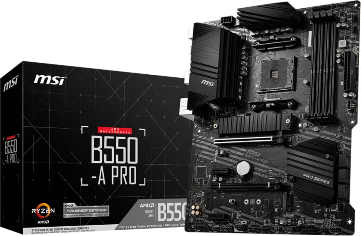 MSI Msi B550-A Pro Moederbord Amd B550 Socket Am4 Atx