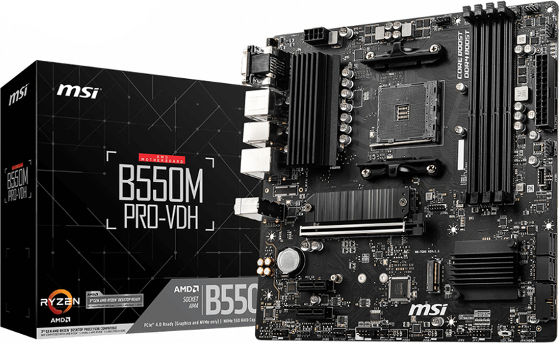 Msi b550m pro vdh moederbord 5 orig - MSI B550M PRO-VDH Moederbord