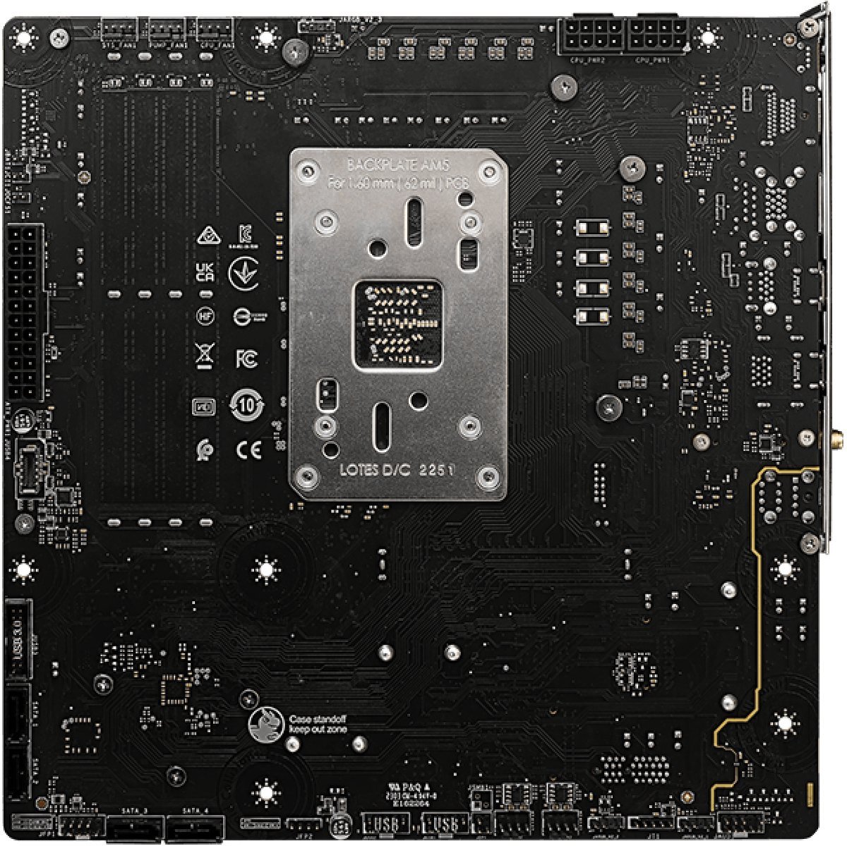Msi B650M Project Zero Moederbord Amd B650 Socket Am5 Micro Atx - afbeelding 2