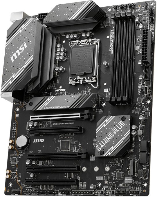 Msi b760 plus wifi moederbord 3 orig - MSI B760 GAMING PLUS WIFI Moederbord