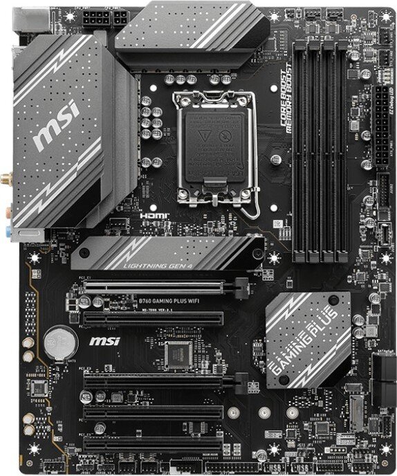 Msi b760 plus wifi moederbord - MSI B760 GAMING PLUS WIFI Moederbord
