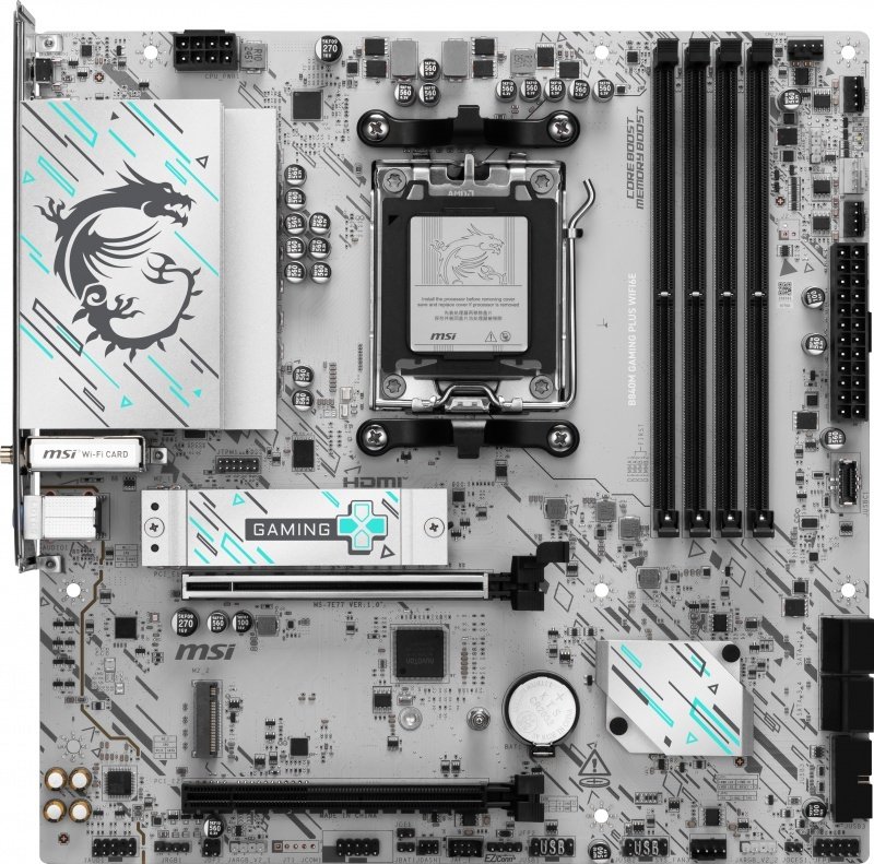Msi b840m plus wifi6e - MSI B840M GAMING PLUS WIFI6E Moederbord