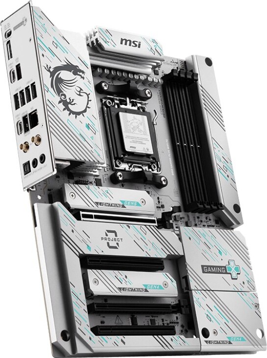 Msi b850 plus wifi pz moederbord 2 orig - MSI B850 GAMING PLUS WIFI PZ Moederbord