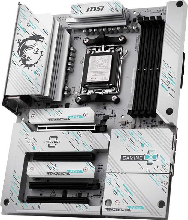 Msi b850 plus wifi pz moederbord 3 orig - MSI B850 GAMING PLUS WIFI PZ Moederbord