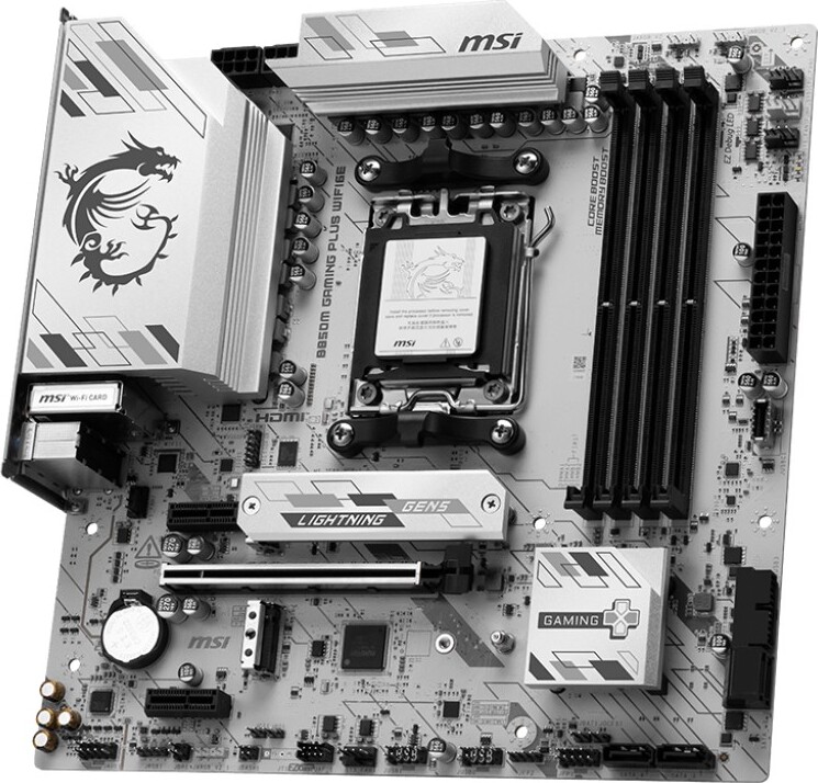 Msi b850m plus wifi6e moederbord 2 orig - MSI B850M GAMING PLUS WIFI6E Moederbord