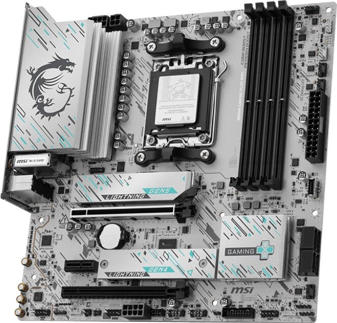 Msi b850m serie moederbord plus wi 2 orig - MSI B850M GAMING PLUS WIFI6E Moederbord