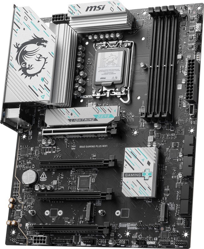 Msi b860 plus wifi moederbord 3 orig - MSI B860 GAMING PLUS WIFI Moederbord