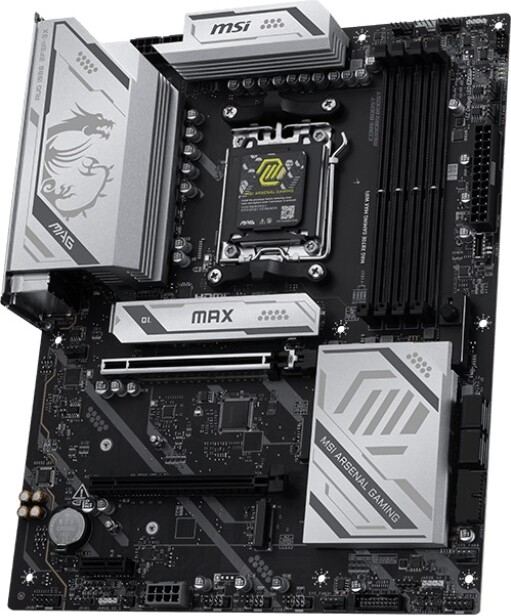 Msi mag x870e max wifi moederbord 3 orig - MSI MAG X870E GAMING MAX WIFI Moederbord