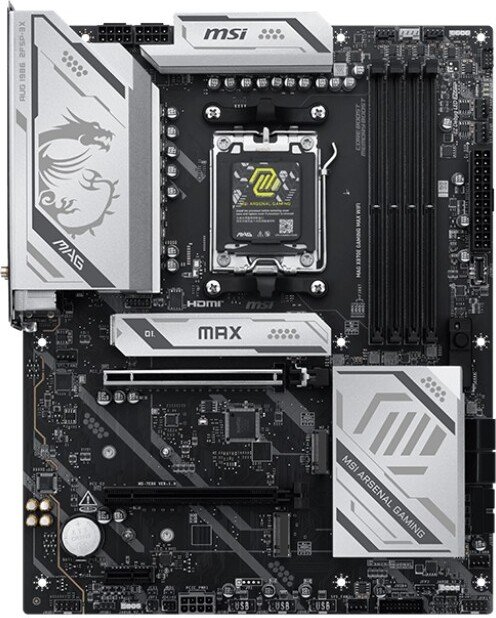 Msi mag x870e max wifi moederbord - MSI MAG X870E GAMING MAX WIFI Moederbord