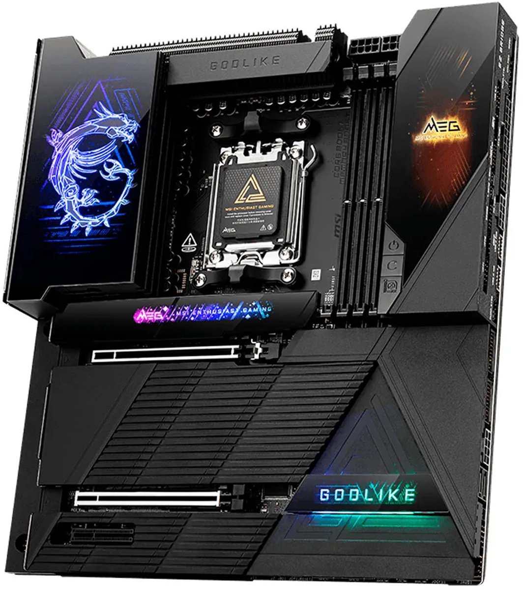 Msi Meg X870E Godlike Moederbord Amd X870E Socket Am5 Verlengd Atx - afbeelding 10