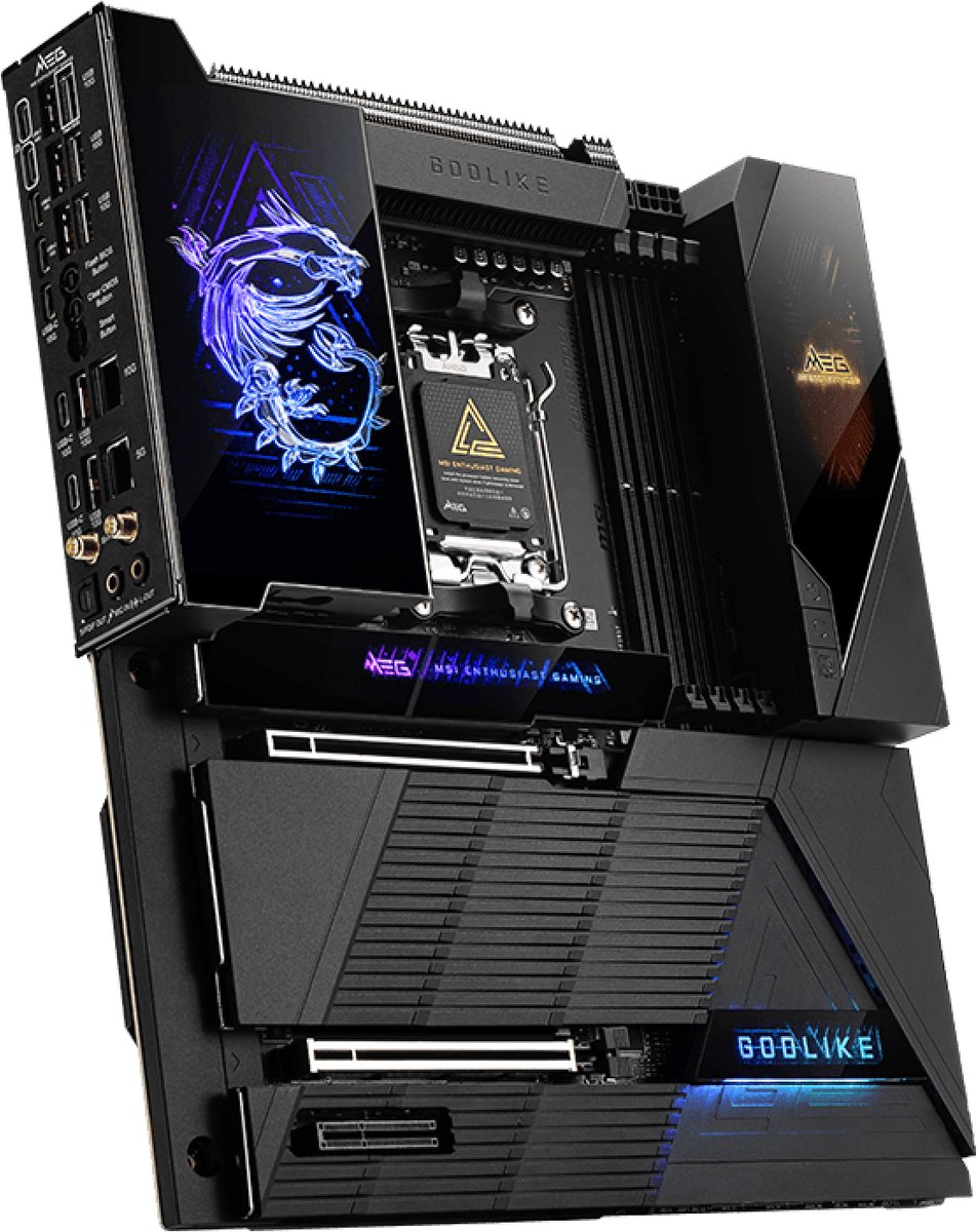 Msi Meg X870E Godlike Moederbord Amd X870E Socket Am5 Verlengd Atx - afbeelding 6