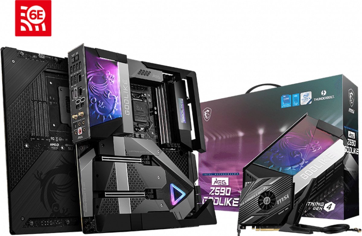 MSI Msi Meg Z590 Godlike Moederbord Intel Z590 Lga 1200 Verlengd Atx