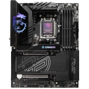 MSI Msi Mpg X870E Carbon Wifi - Moederbord - Atx - Socket Am5 - Amd X870 - Ddr5 - Usb 4 - Wi-Fi 7 - Realtek Audio