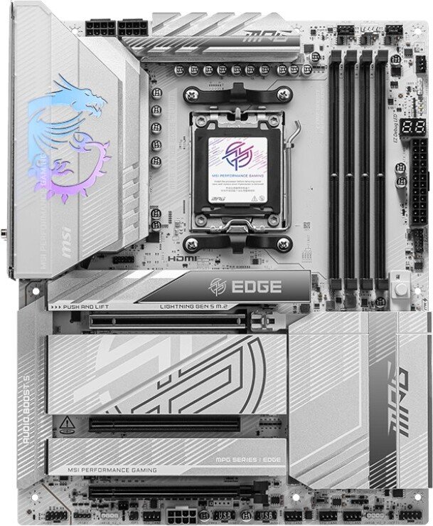 Msi mpg x870e edge ti wifi - MSI MPG X870E EDGE TI WIFI Moederbord