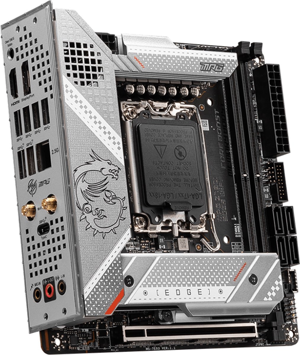 Msi Mpg Z790I Edge Wifi - Moederbord - Mini-Itx - Socket Lga1700 - Intel Z790 - - afbeelding 4