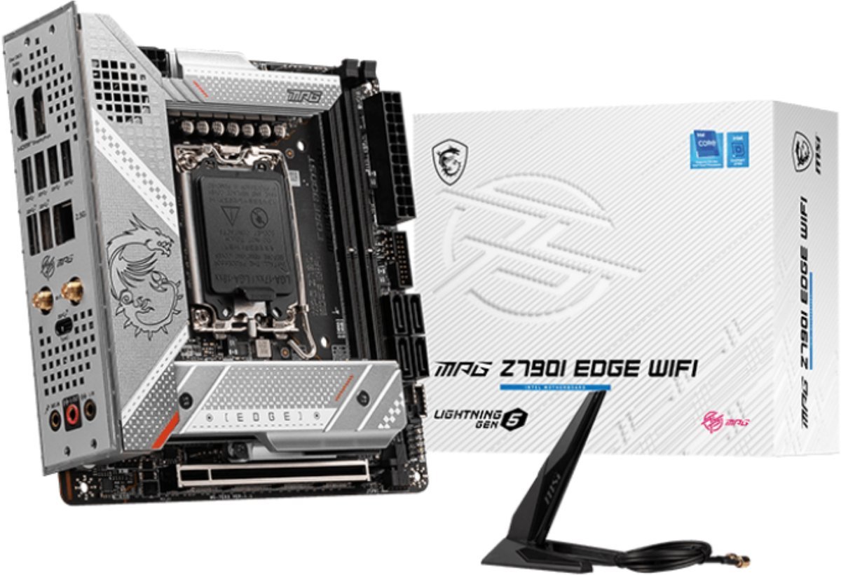 MSI Msi Mpg Z790I Edge Wifi - Moederbord - Mini-Itx - Socket Lga1700 - Intel Z790 - Ddr5