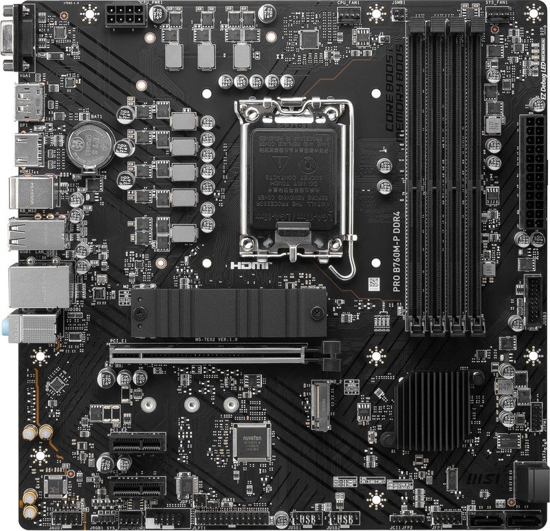Msi pro b760m p ddr4 moederbord - MSI PRO B760M-P DDR4 Moederbord