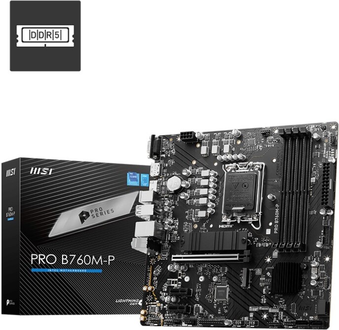 Msi pro b760m p moederbord 5 orig - MSI PRO B760M-P DDR4 Moederbord