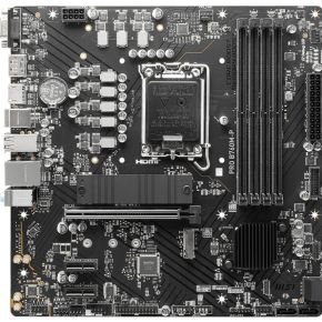 MSI Msi Pro B760M-P - Moederbord - Micro Atx - Lga1700-Sokkel - B760 Chipset - Ddr5 - Realtek Alc897 - Realtek Rtl8111H Gigabit Lan