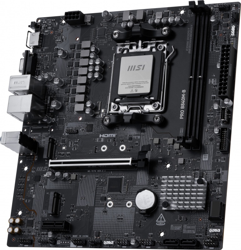 Msi pro b840m b moederbord 3 orig - MSI PRO B840M-B Moederbord