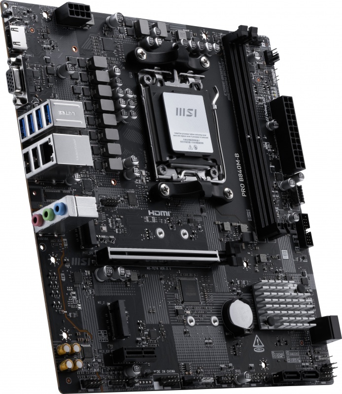 Msi pro b840m b moederbord 4 orig - MSI PRO B840M-B Moederbord