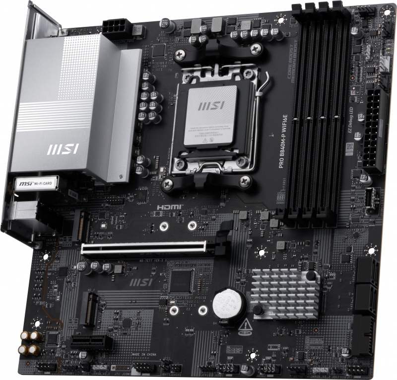 Msi pro b840m p wifi6e moederbord 3 orig - MSI PRO B840M-P WIFI6E Moederbord