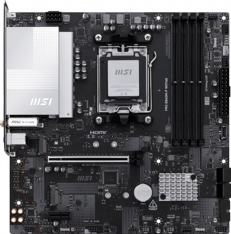 Msi pro b840m p wifi6e moederbord - MSI PRO B840M-P WIFI6E Moederbord