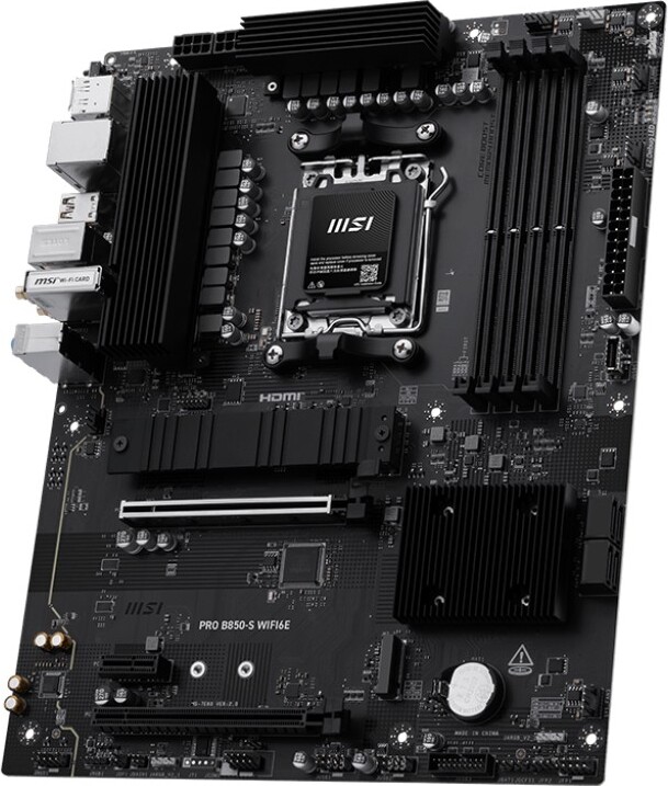 Msi pro b850 s wifi6e moederbord 3 orig - MSI PRO B850-S WIFI6E Moederbord
