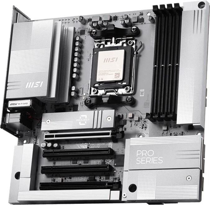 Msi pro b850m a wifi pz moederbord 2 orig - MSI PRO B850M-A WIFI PZ Moederbord