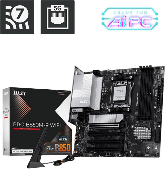 Msi pro b850m p wifi moederbord vo 5 orig - MSI PRO B850M-P WIFI Moederbord