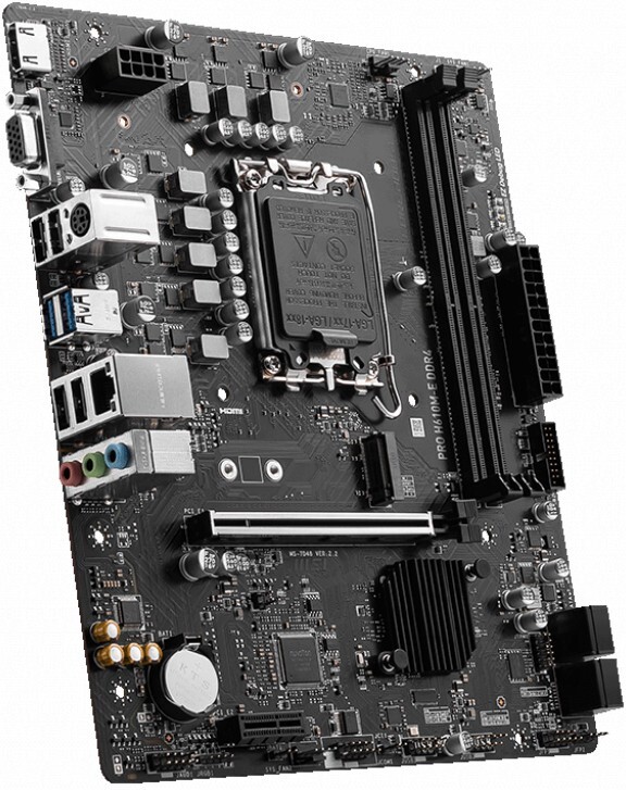 Msi pro h610m e ddr4 moederbord 2 orig - MSI PRO H610M-E DDR4 Moederbord