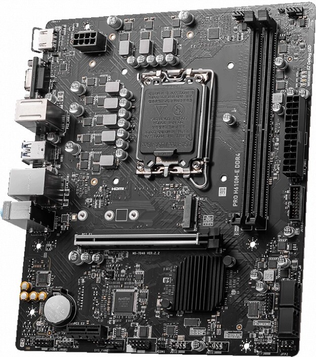 Msi pro h610m e ddr4 moederbord 3 orig - MSI PRO H610M-E DDR4 Moederbord