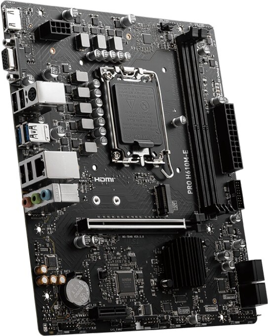 Msi pro h610m e moederbord 2 orig - MSI Pro H610M-E Moederbord